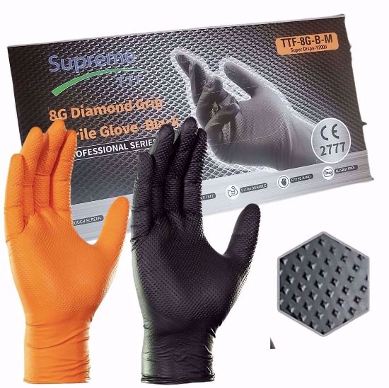 Picture of Diamond Grip 8g Disposable Gloves 