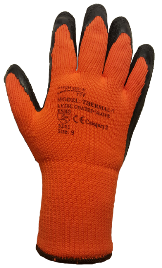 Picture of Orange HI VIZ Thermal 7 Box of 120 Pairs 